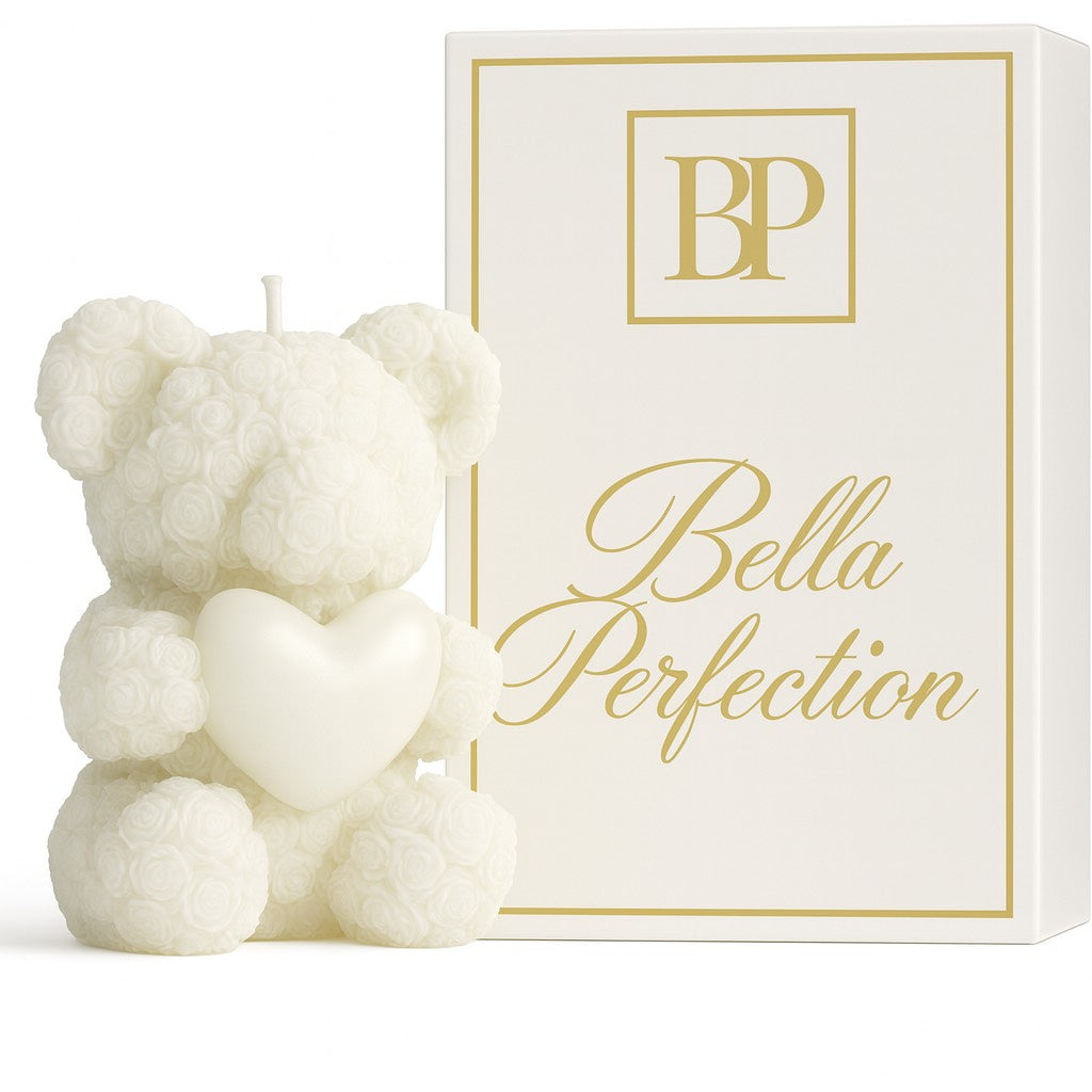 Bella Perfection Luxe Candle – Vanilla & Amber Glow