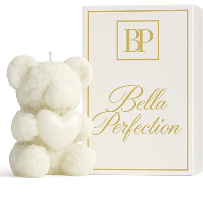 Bella Perfection Luxe Candle – Vanilla & Amber Glow